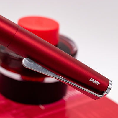 LAMY Studio Fountain Pen - Royal Red Matte logo