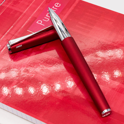 LAMY Studio Rollerball Pen - Royal Red Matte metal section