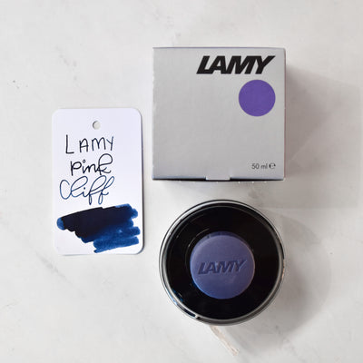 LAMY T52 Pink Cliff Ink Bottle blue
