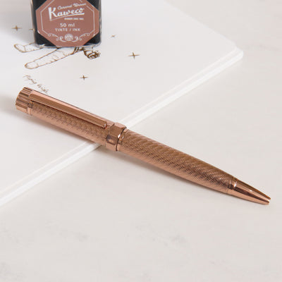 Laban Rose Gold Ballpoint Pen - Preowned Closed