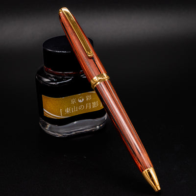 Louis Cartier Ebonite Brun Clair Ballpoint Pen