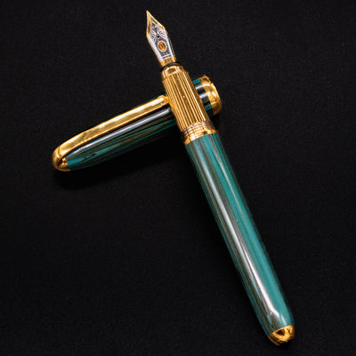 Louis Cartier Ebonite Green Fountain Pen vert