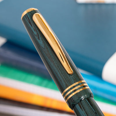 Molteni Curukova Green Ebonite Fountain Pen Clip