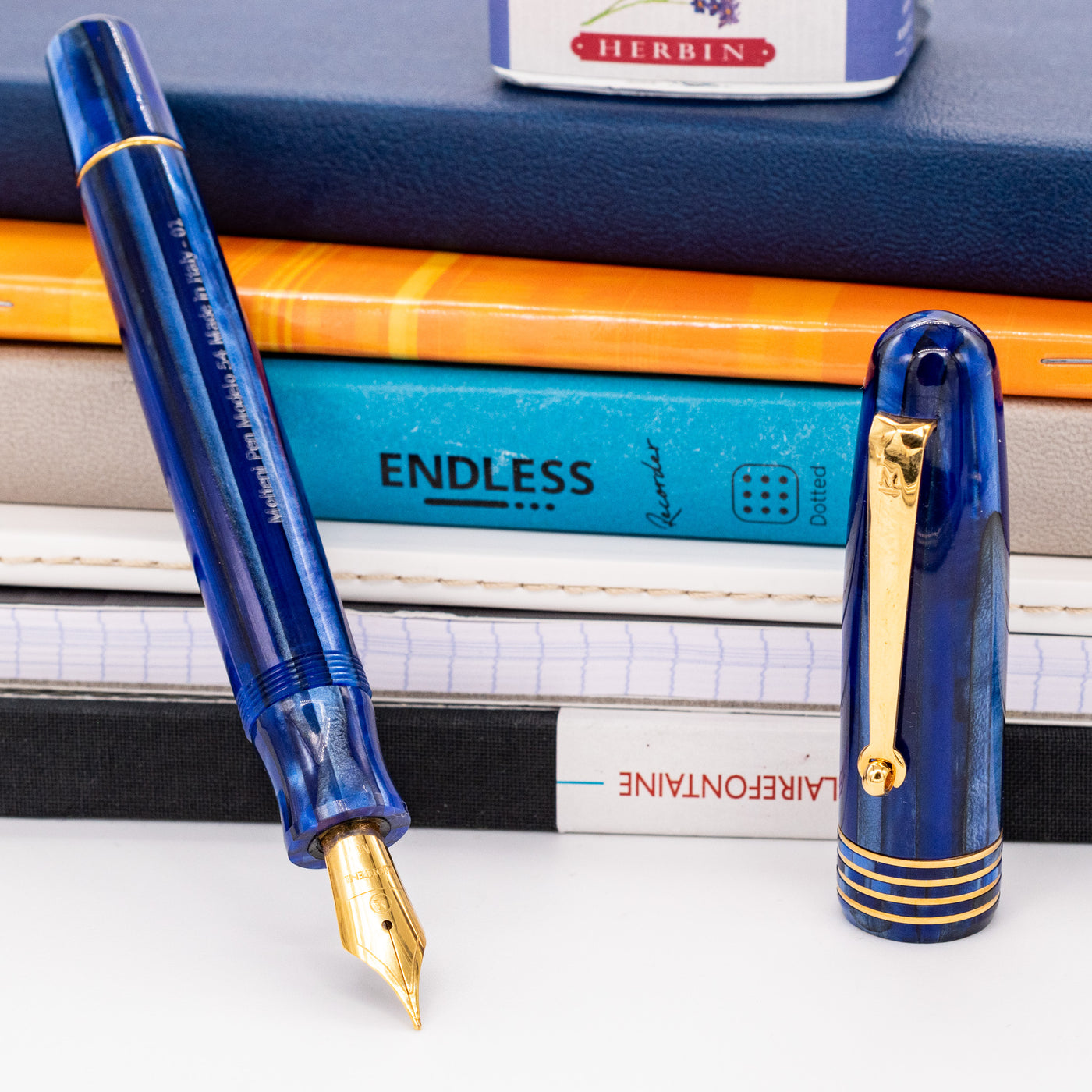 Molteni Modelo 54 Fountain Pen - Celestial Blue