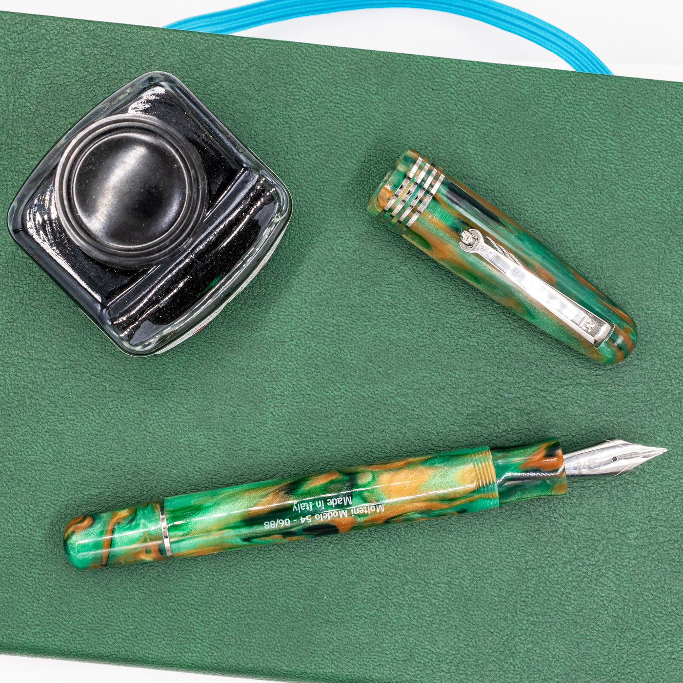 Molteni Modelo 54 Fountain Pen - Jade piston filled
