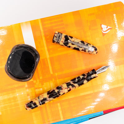 Molteni Modelo 54 Fountain Pen - Vesuvio tortoise