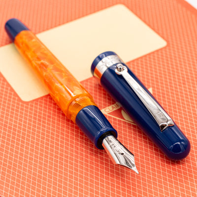 Molteni Modelo 57 Fountain Pen - Rhodium Trim silver