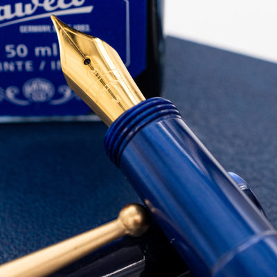 Molteni Modelo 88 Fountain Pen - Midnight Blue stainless steel nib