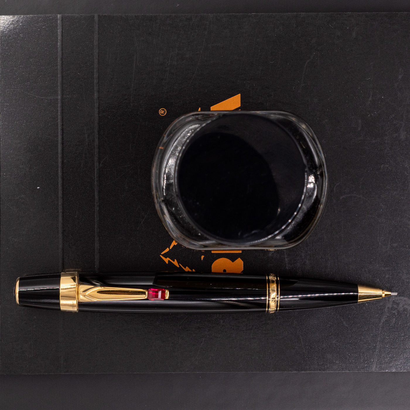 Montblanc Boheme Rouge Mechanical Pencil - Preowned gold trim