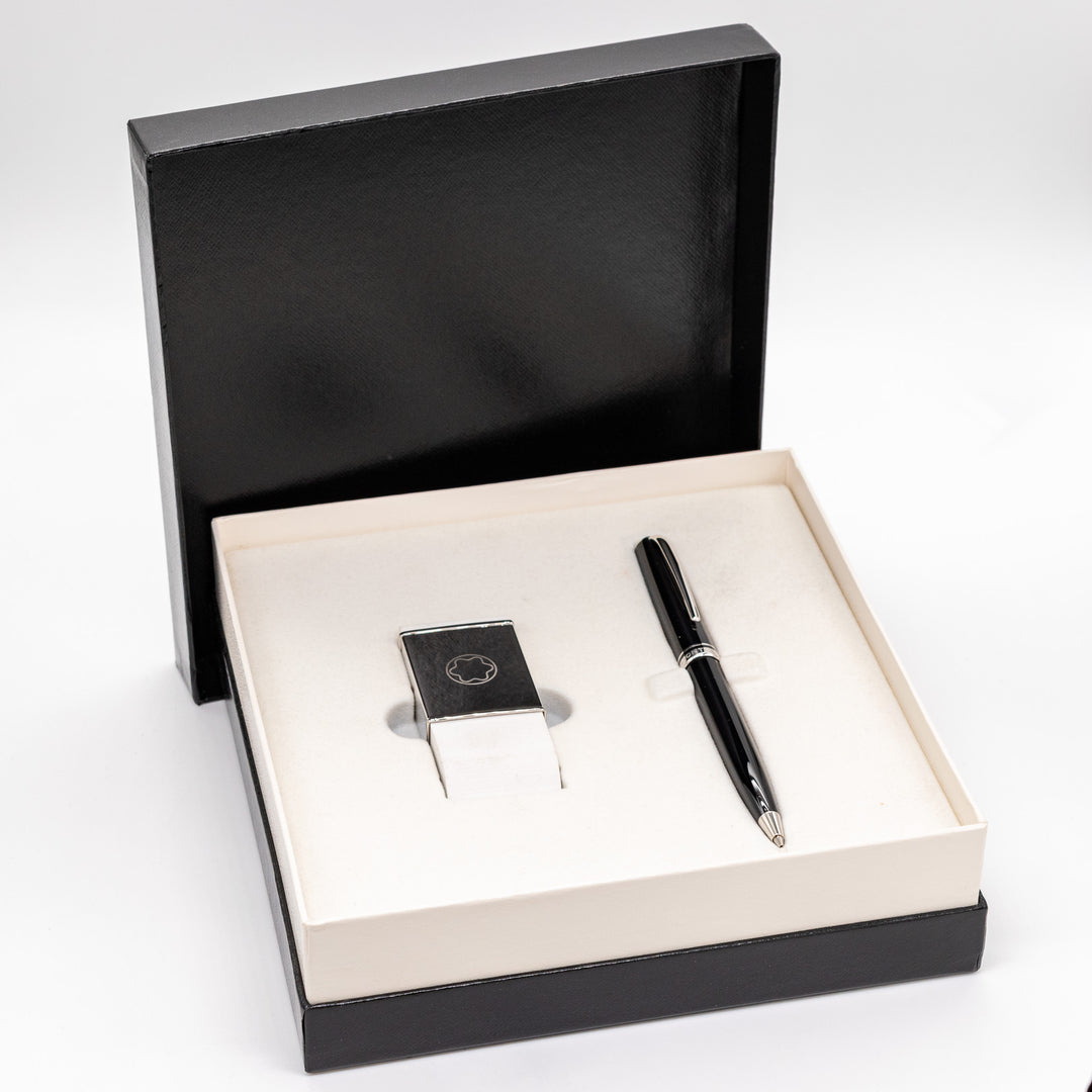 Montblanc Generation Black & Platinum Mechanical Pencil & Eraser