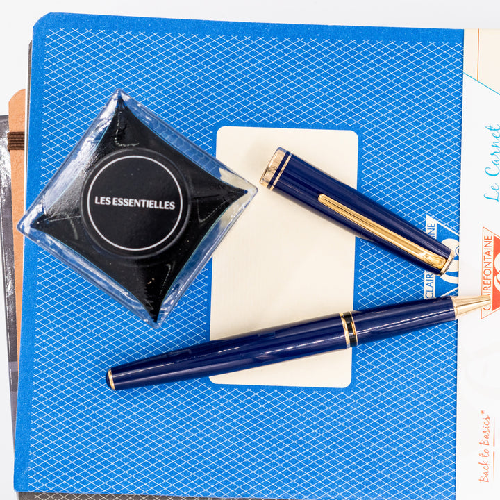 Montblanc Generation Blue & Gold Ballpoint Pen - Preowned