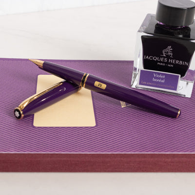 Montblanc Generation Purple & Gold Fountain Pen - Preowned