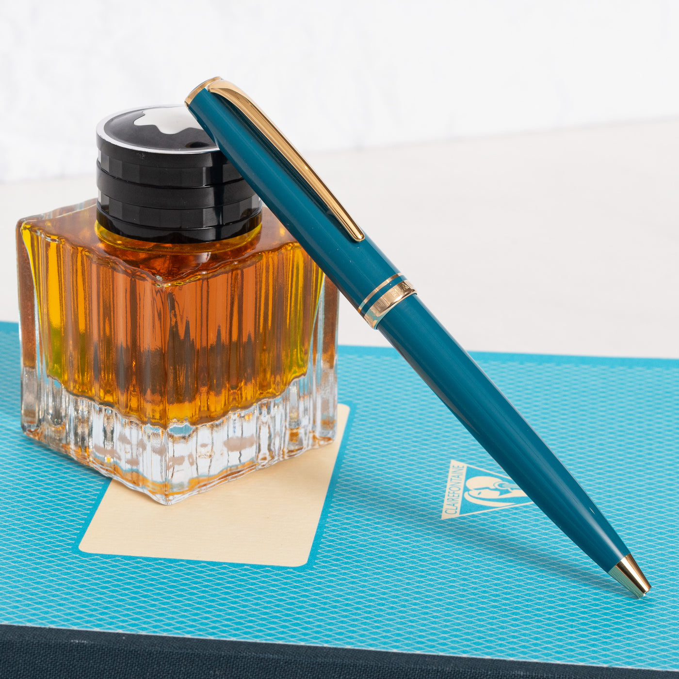 Montblanc Generation Turquoise & Gold Ballpoint Pen