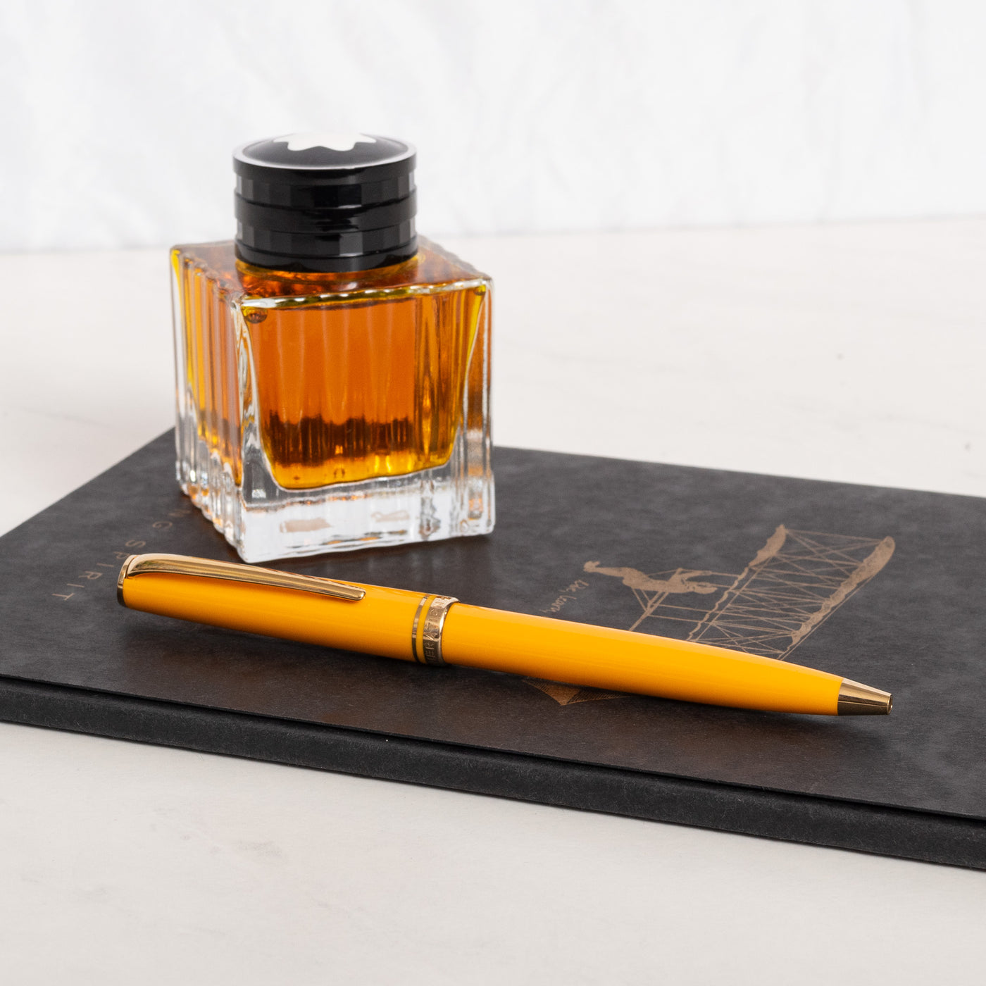 Montblanc Yellow Ballpoint Pen