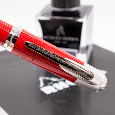 Montblanc Great Characters Enzo Ferrari Rollerball Pen clip