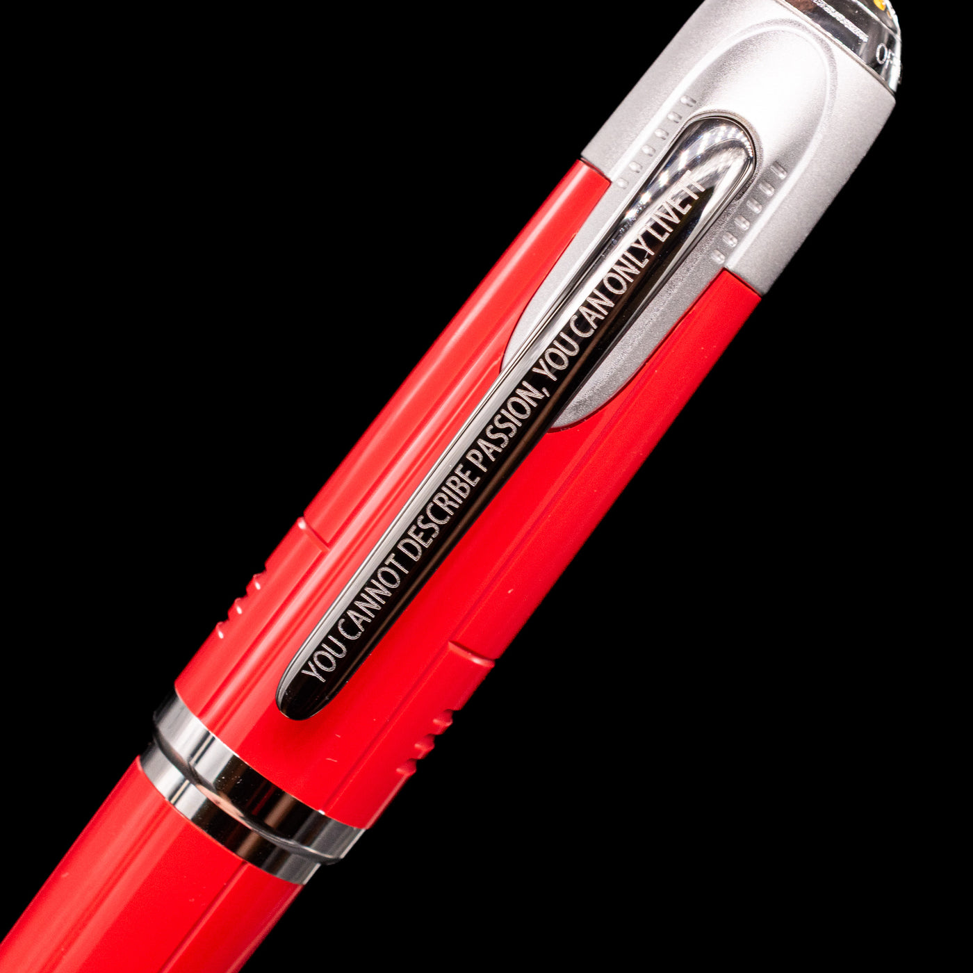 Montblanc Ferrari Fountain Pen Clip Design with Engraving