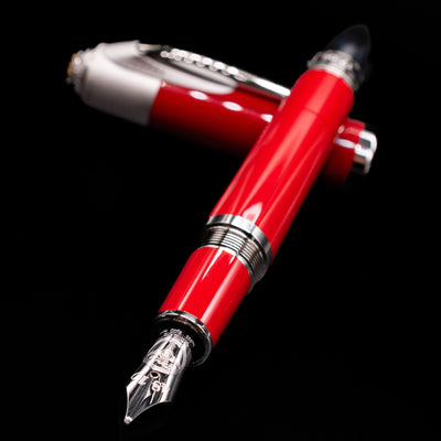 Red Montblanc Special Edition Fountain Pen