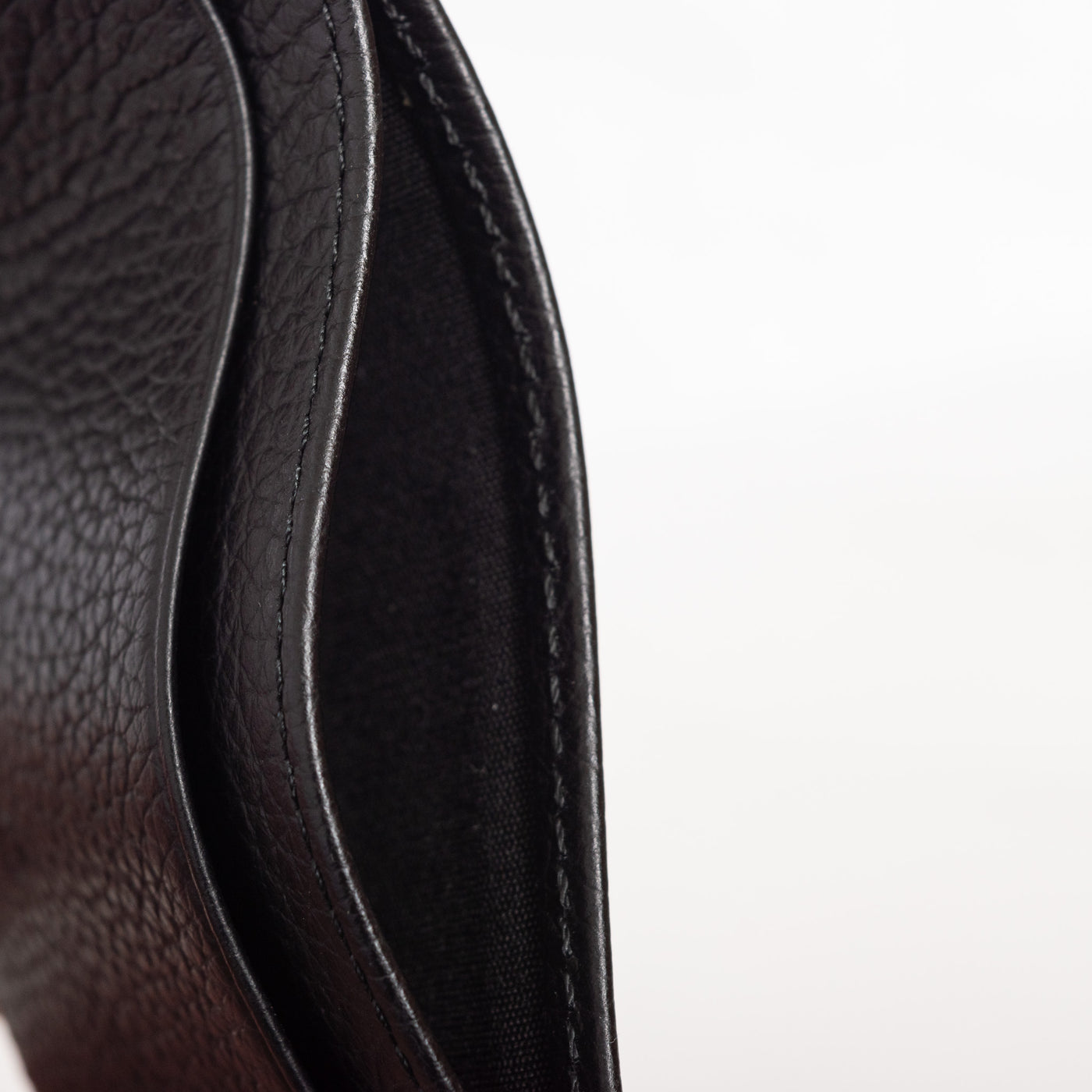 Montblanc Leather Goods Black 3 Card Holder Wallet 114472 inside