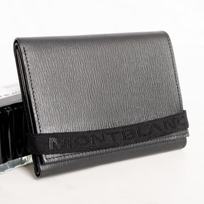 Montblanc Leather Goods 4810 Westside Leather Trifold Wallet 8374 - Preowned With Texture