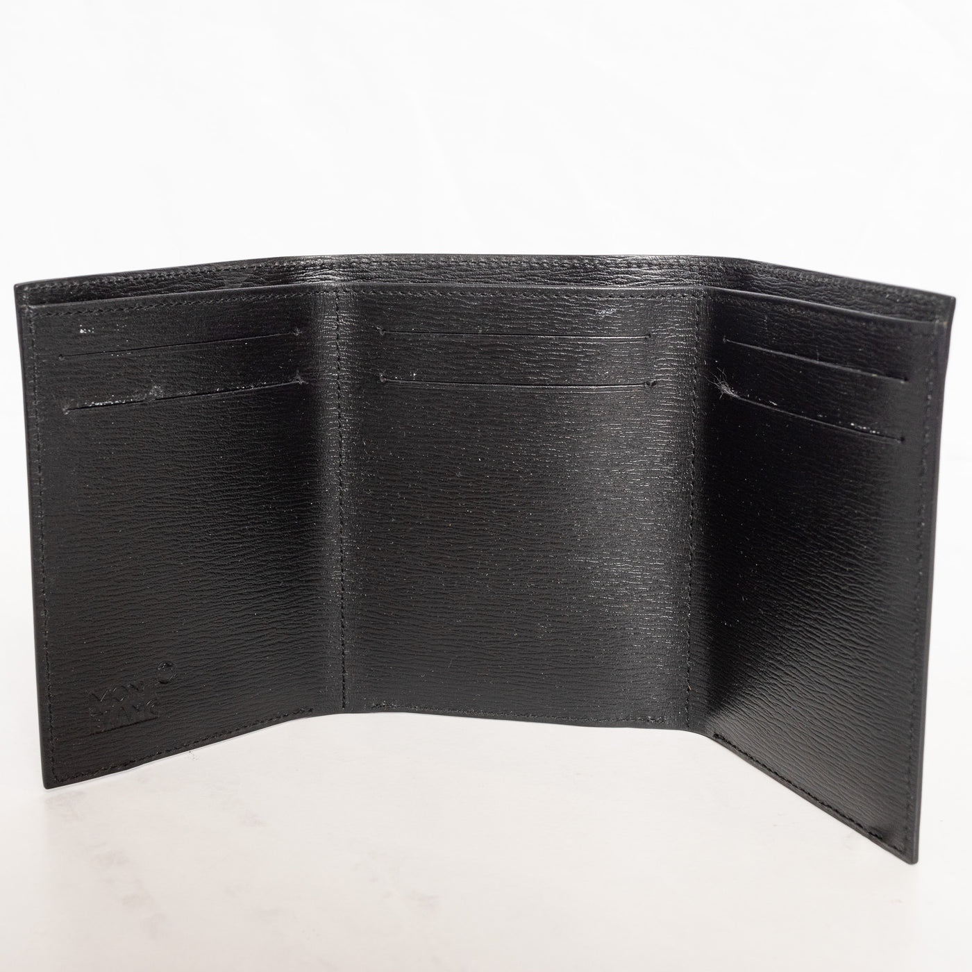 Montblanc Leather Goods 4810 Westside Leather Trifold Wallet 8374 - Preowned Credit Card Holder