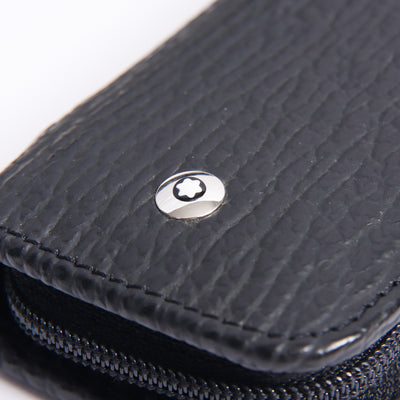 Montblanc Leather Goods Boheme Black Shark Two Pen Pouch - Preowned Logo