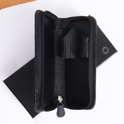 Montblanc Leather Goods Boheme Black Shark Two Pen Pouch - Preowned Opened