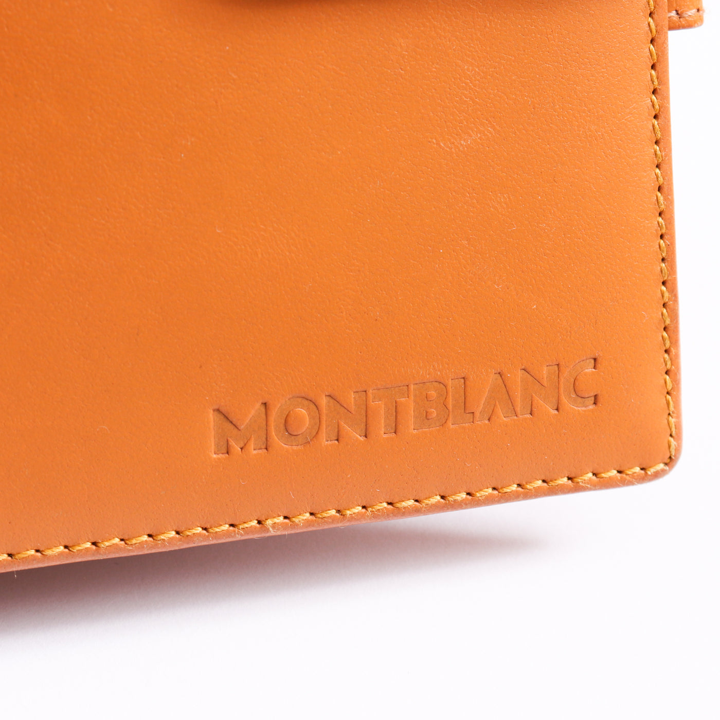 Montblanc Leather Goods Diaries & Notes Sellier Natural Small Organizer 9504 - Preowned Brand Name