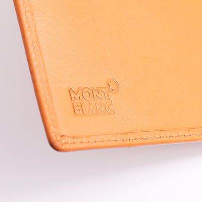Montblanc Leather Goods Diaries & Notes Sellier Natural Small Organizer 9504 - Preowned Logo