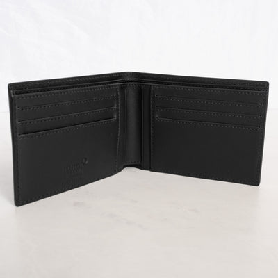 Montblanc Leather Goods Extreme Black Leather 6cc Wallet inside