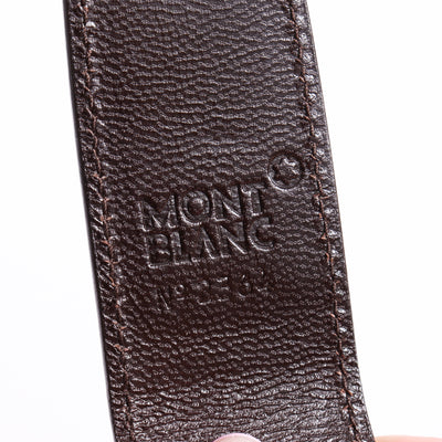 Montblanc Leather Goods Full-Grain Black Single Pen Pouch 103409 - Preowned Brand Name