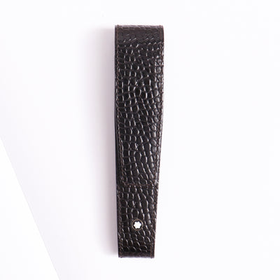 Montblanc Leather Goods Full-Grain Black Single Pen Pouch 103409 - Preowned
