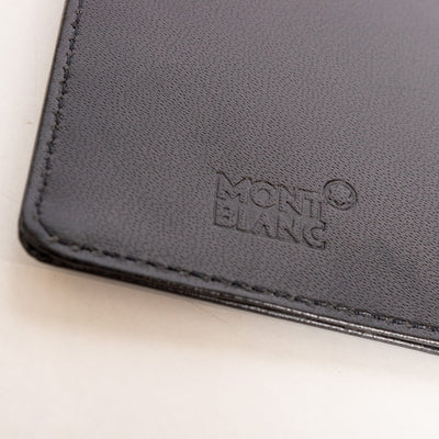 Montblanc Leather Goods Meisterstuck A7 Black Leather Pocket Organizer 14876 - Preowned Interior Logo