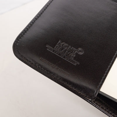 Montblanc Leather Goods Meisterstuck Black Agenda 30520 - Preowned Interior Logo