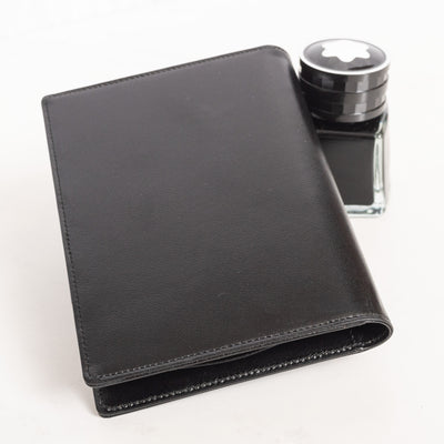 Montblanc Leather Goods Meisterstuck Black Palm Pilot Cell Phone Business Card Holder 30654 - Preowned Black