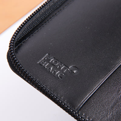 Montblanc Leather Goods Meisterstuck Travel Wallet with 13CC and Zipped Pocket 16352 - Preowned Brand Name