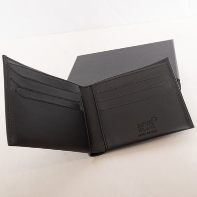 Montblanc Leather Goods Nightflight Black 6cc Wallet 118274 - Preowned Opened