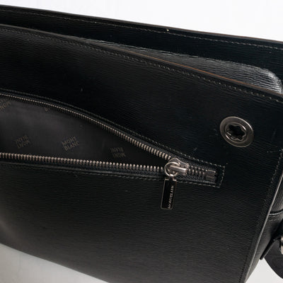 Montblanc Leather Goods Westside 4810 Messenger Bag 101861 front zipper