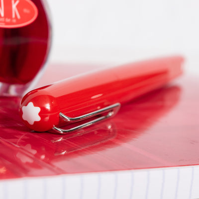 Montblanc M by Marc Newson Red Rollerball Pen cap top