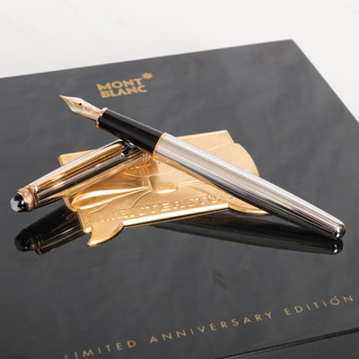 Montblanc Meisterstuck 144 75th Anniversary LE 75 Solid 18k Gold & Diamond Fountain Pen