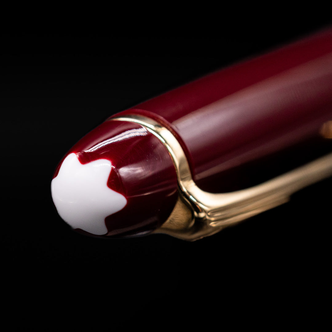 Montblanc Meisterstuck 144R Bordeaux Fountain Pen - Preowned – Truphae