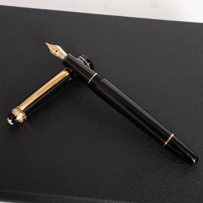 Montblanc Meisterstuck 145 75th Anniversary Special Edition Fountain Pen Black & Gold