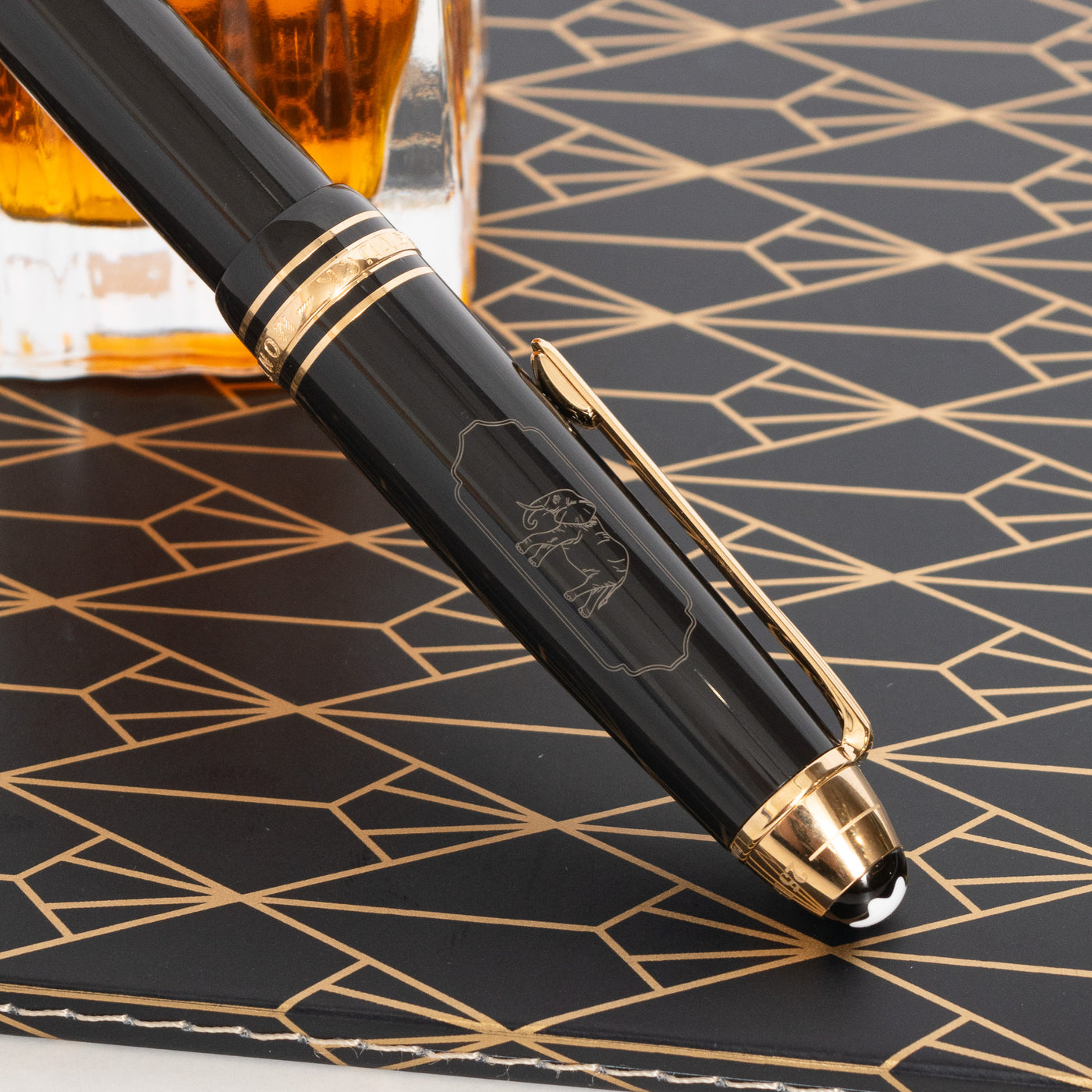 Montblanc Meisterstuck 146 Around the World in 80 Days Year 2 LeGrand Fountain Pen Elephant