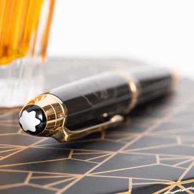 Montblanc Meisterstuck 146 Around the World in 80 Days Year 2 LeGrand Fountain Pen Snowcap Top