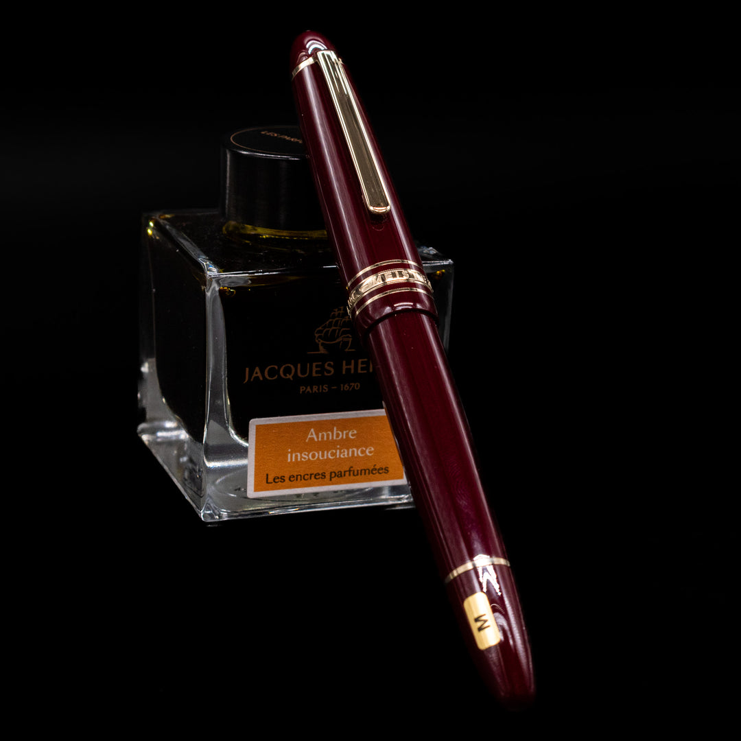 Montblanc Meisterstück 146 Burgundy Red LeGrand Fountain Pen – Truphae