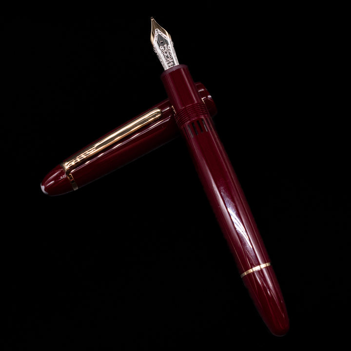 Montblanc Meisterstück 146 Burgundy Red LeGrand Fountain Pen – Truphae
