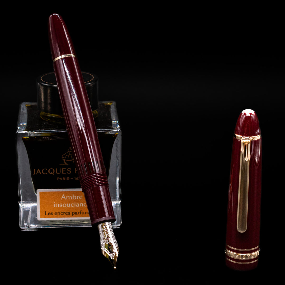 Montblanc Meisterstuck 146 Burgundy Red LeGrand Fountain Pen – Truphae