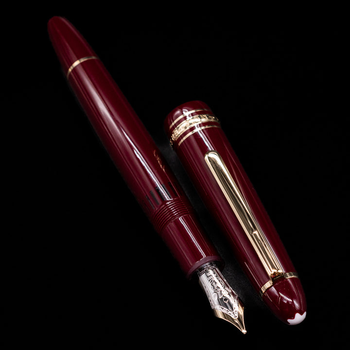 Montblanc Meisterstück 146 Burgundy Red LeGrand Fountain Pen – Truphae