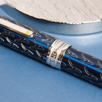 Montblanc Meisterstuck 146 Solitaire LeGrand Le Petit Prince Fountain Pen Preowned Center Band