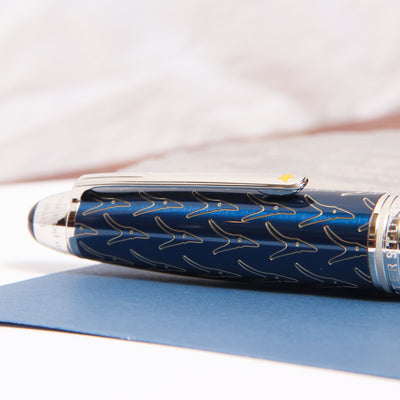 Montblanc Meisterstuck 146 Solitaire LeGrand Le Petit Prince Fountain Pen Preowned Clip