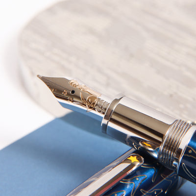 Montblanc Meisterstuck 146 Solitaire LeGrand Le Petit Prince Fountain Pen Preowned Nib